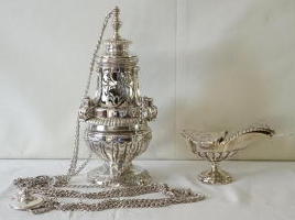 Silver plated Thurible